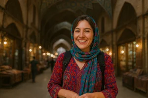 Solo woman traveler in iran